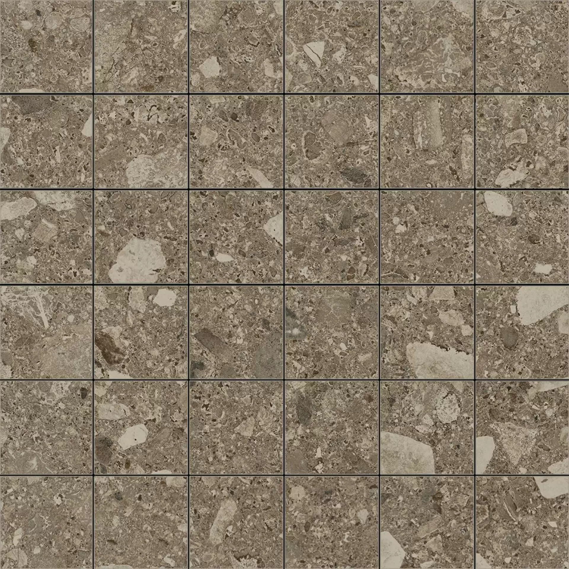 Marazzi Mystone Ceppo Di Gre Beige Naturale – Matt Mosaic 5x5 M0NL 30x30cm 10mm