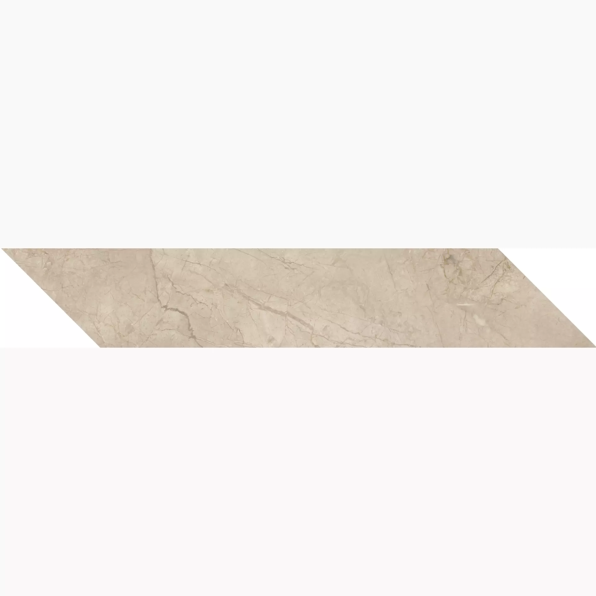 Keope Elements Lux Crema Beige Lappato Chevron Left 54334132 10x60cm rectified 9mm
