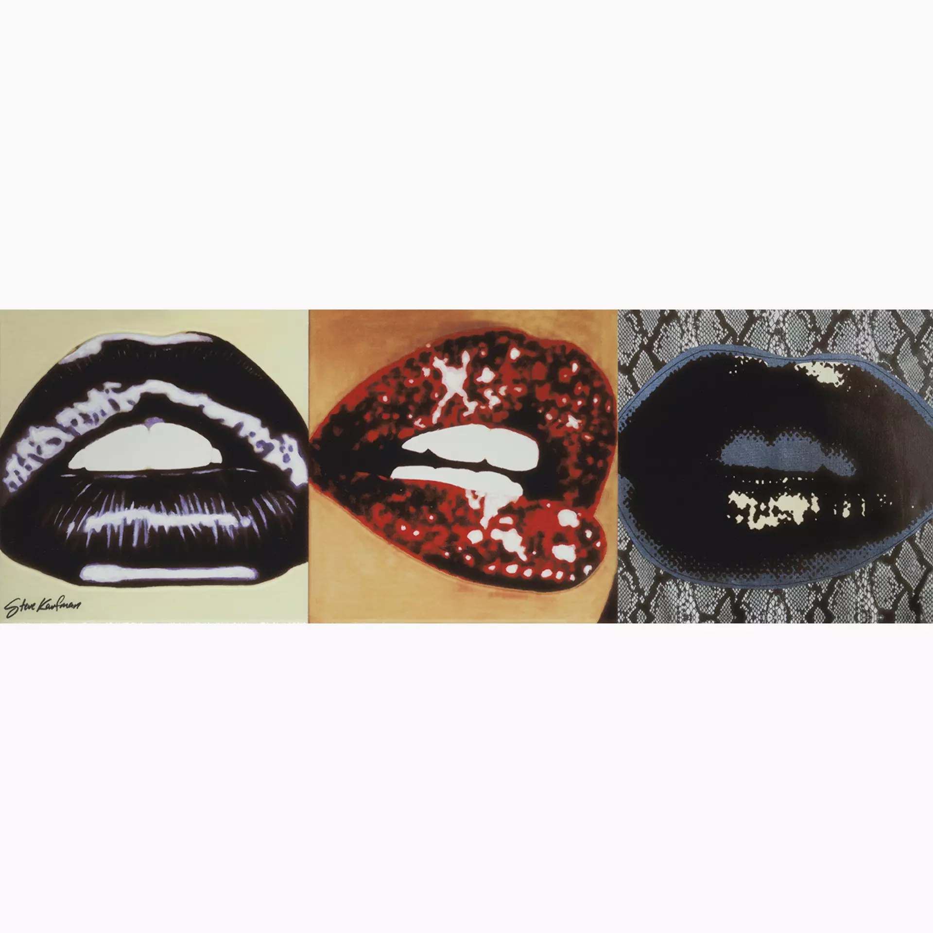 Settecento Kaufman Soggetto A Icons Lips 24179 31,9x96cm rectified 10mm