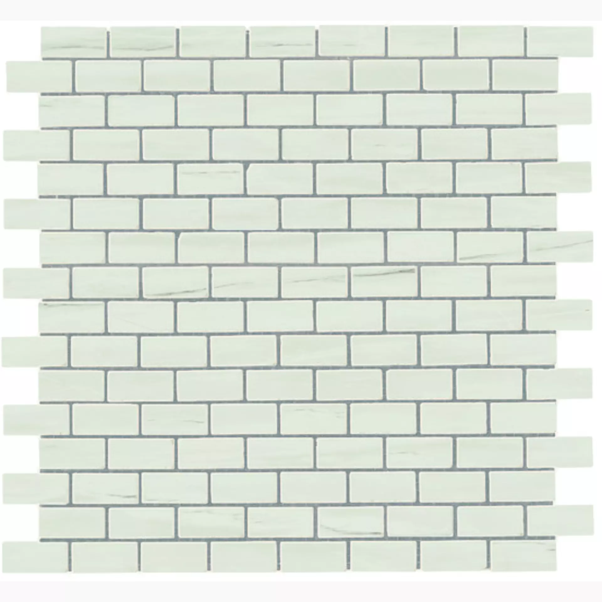 Atlasconcorde Marvel Stone Bianco Dolomite Lappato Bianco Dolomite AS31 gelaeppt 29,8x29,8cm Mosaik Burattato rektifiziert