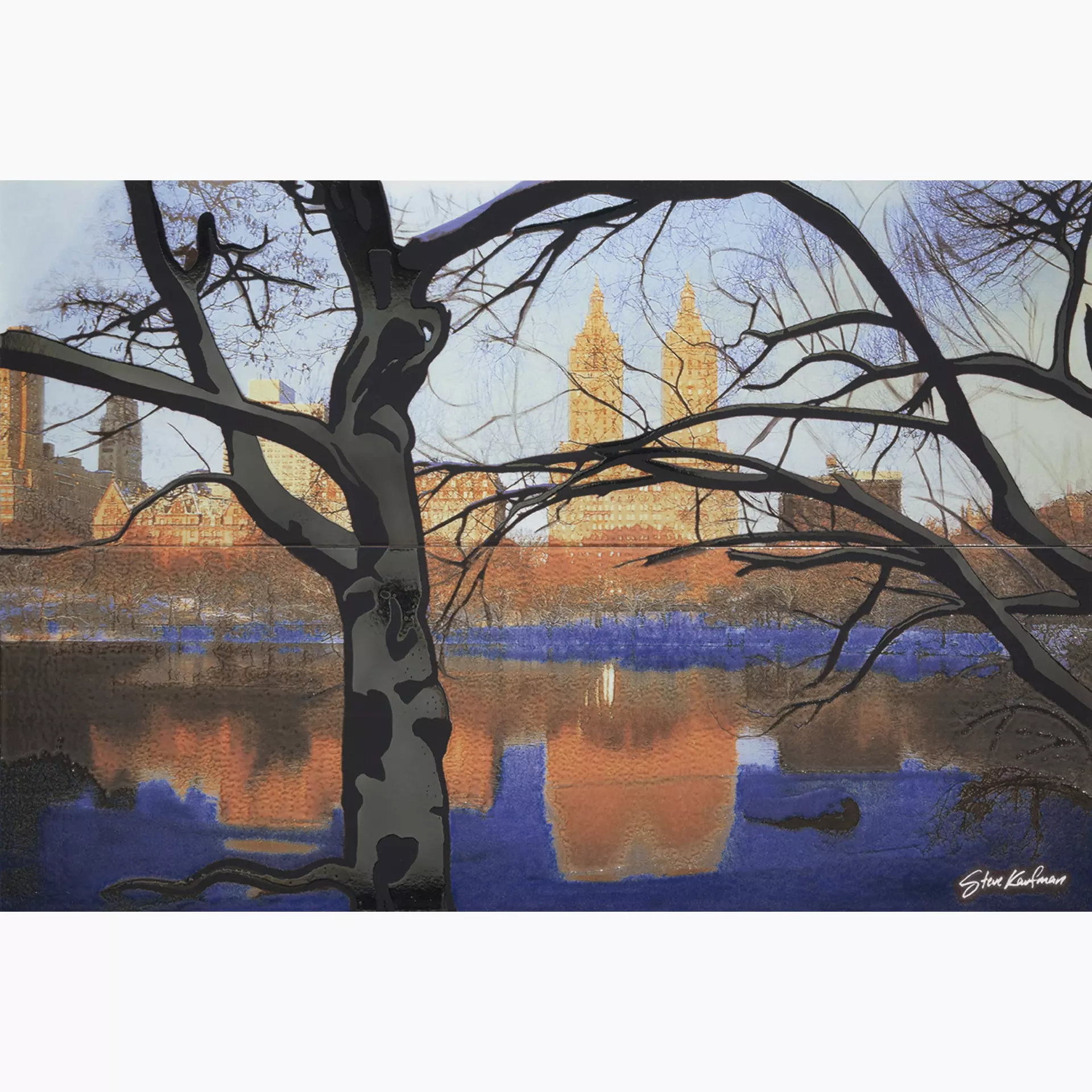 Settecento Kaufman Landscapes Central Park 63.8X96.3 Landscapes Central Park 24186 63,8x96,3cm rectified 10mm