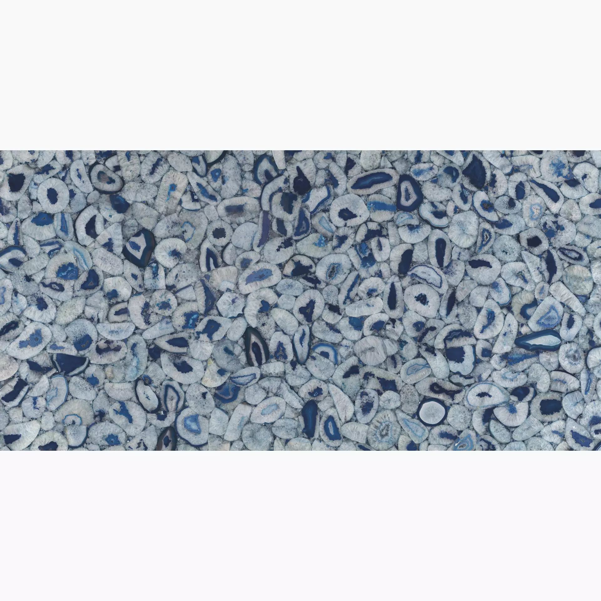 Maxfine Agata Blu Lucidato L315449MF6 150x300cm rectified 6mm