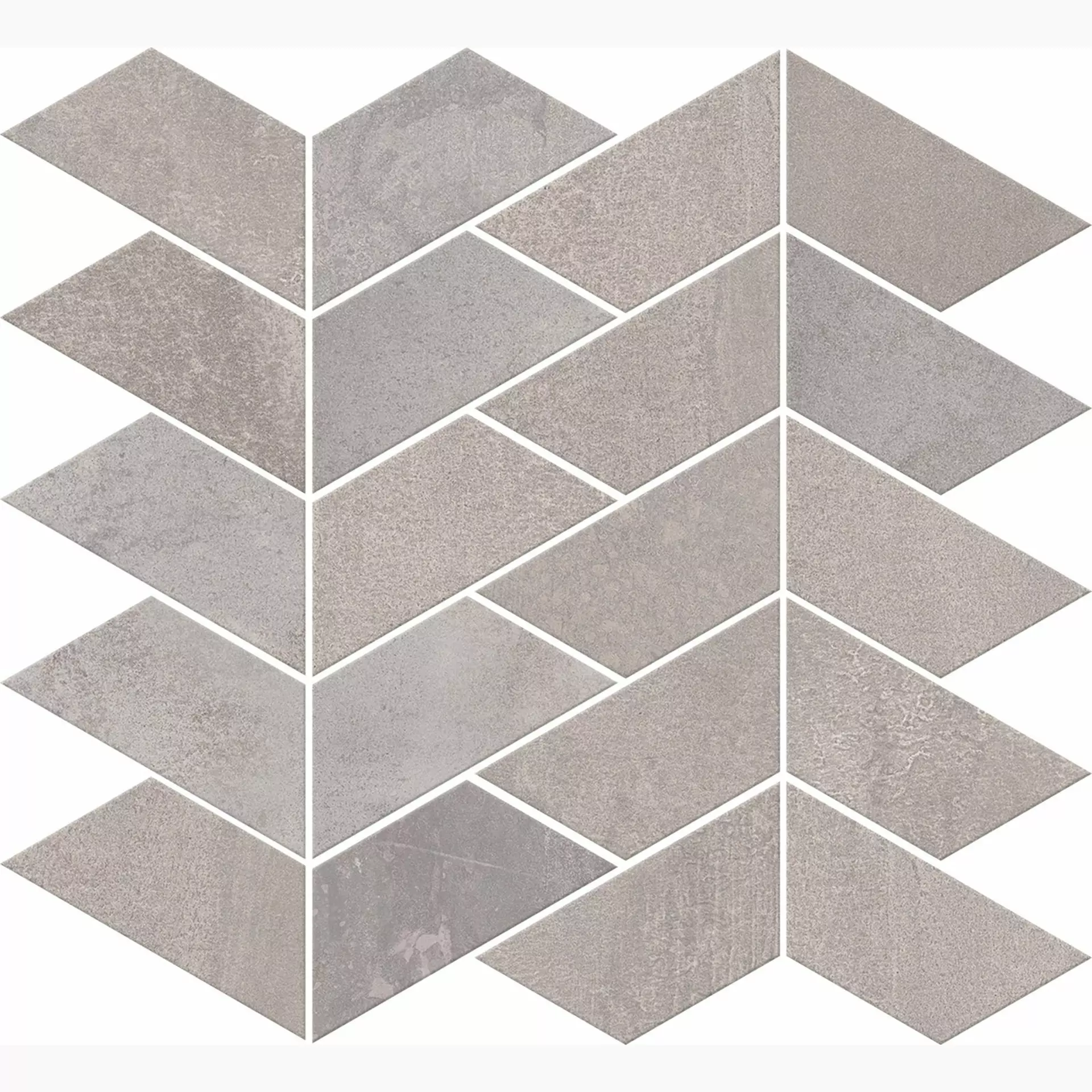 ABK Interno9 Wide Silver Naturale Mosaic Versus PF60000963 29x30cm rectified 7mm