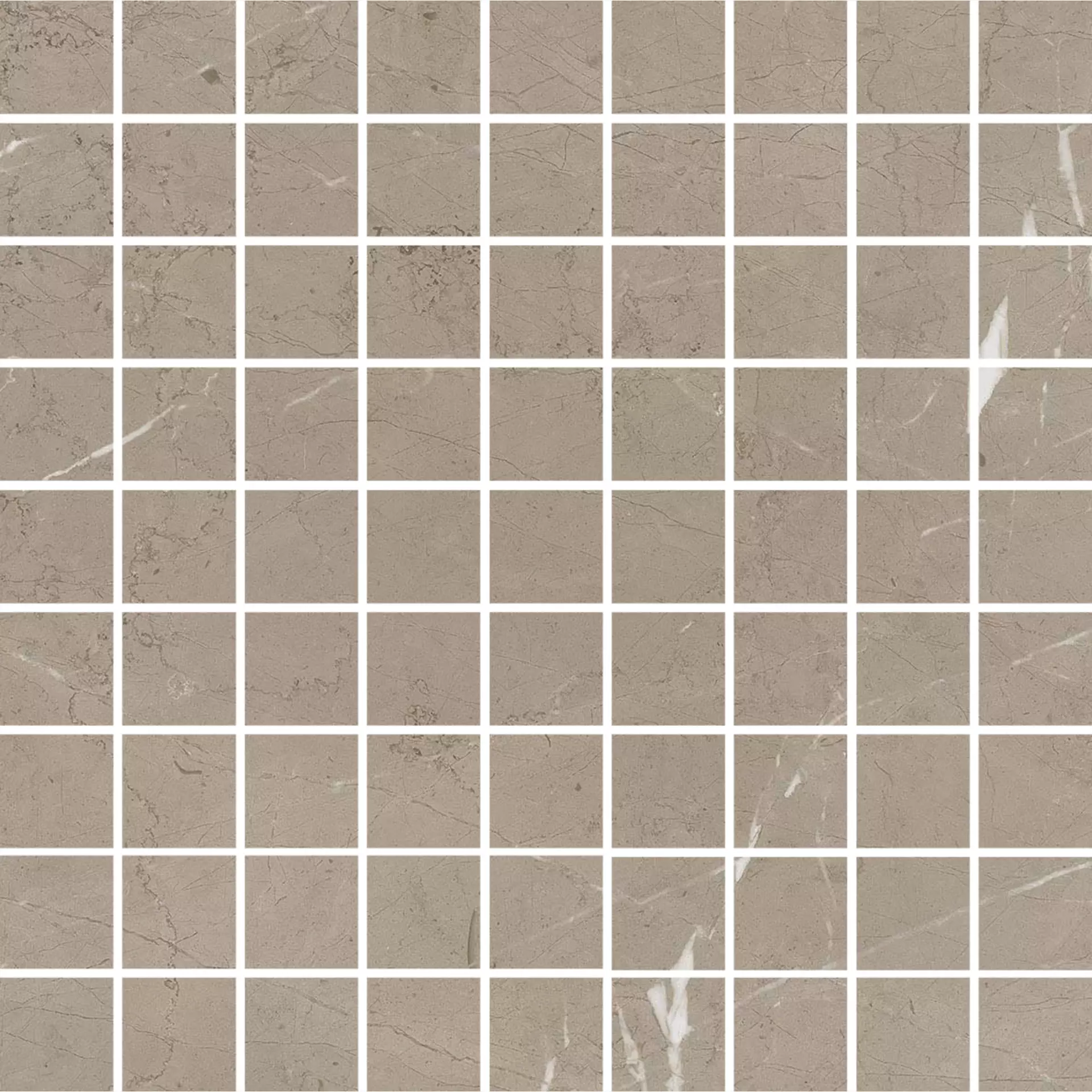 Bodenfliese,Wandfliese Marazzi Allmarble Tafu Naturale – Matt Tafu MEYU matt natur 30x30cm Mosaik 10mm