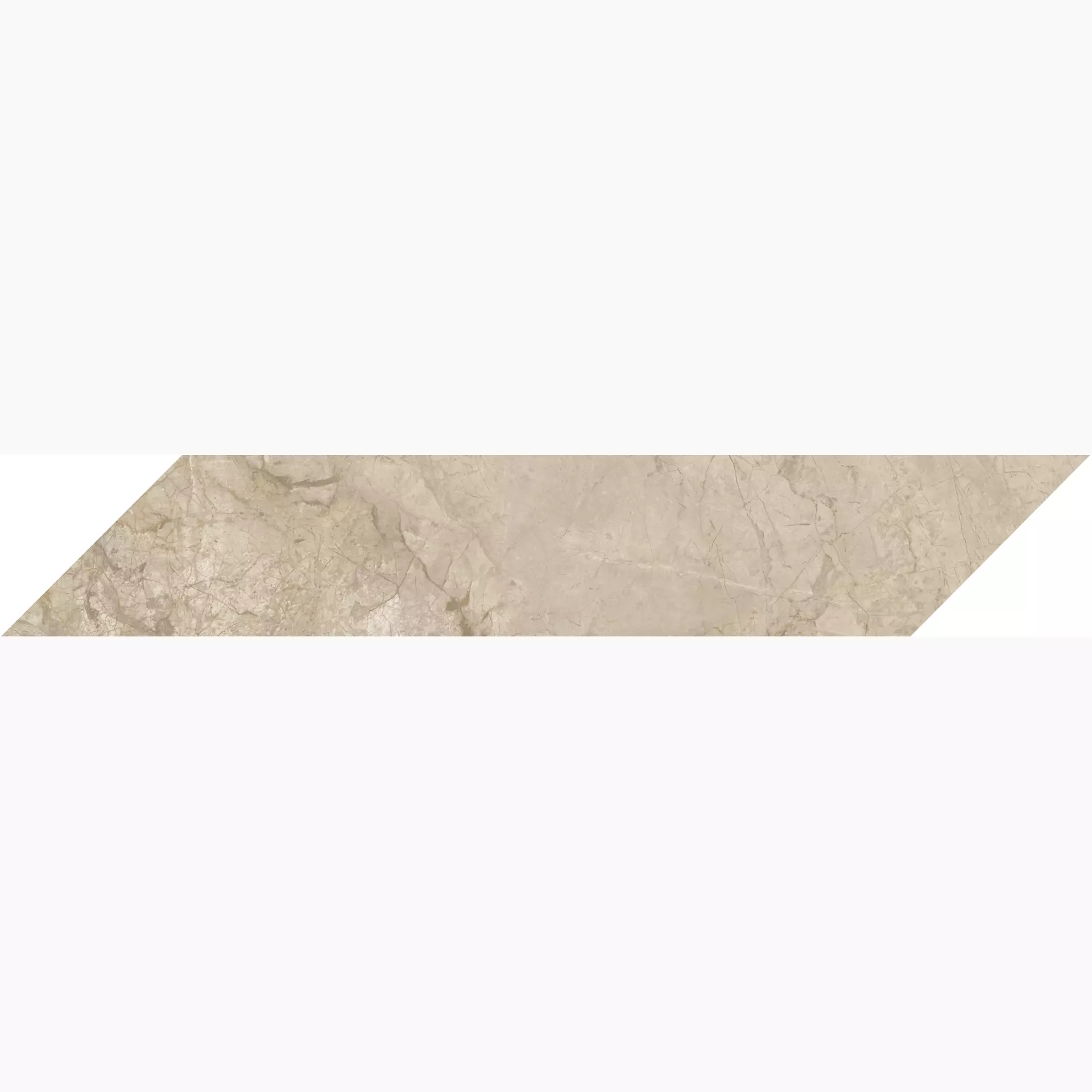Keope Elements Lux Crema Beige Lappato Chevron Right 41325433 10x60cm rectified 9mm