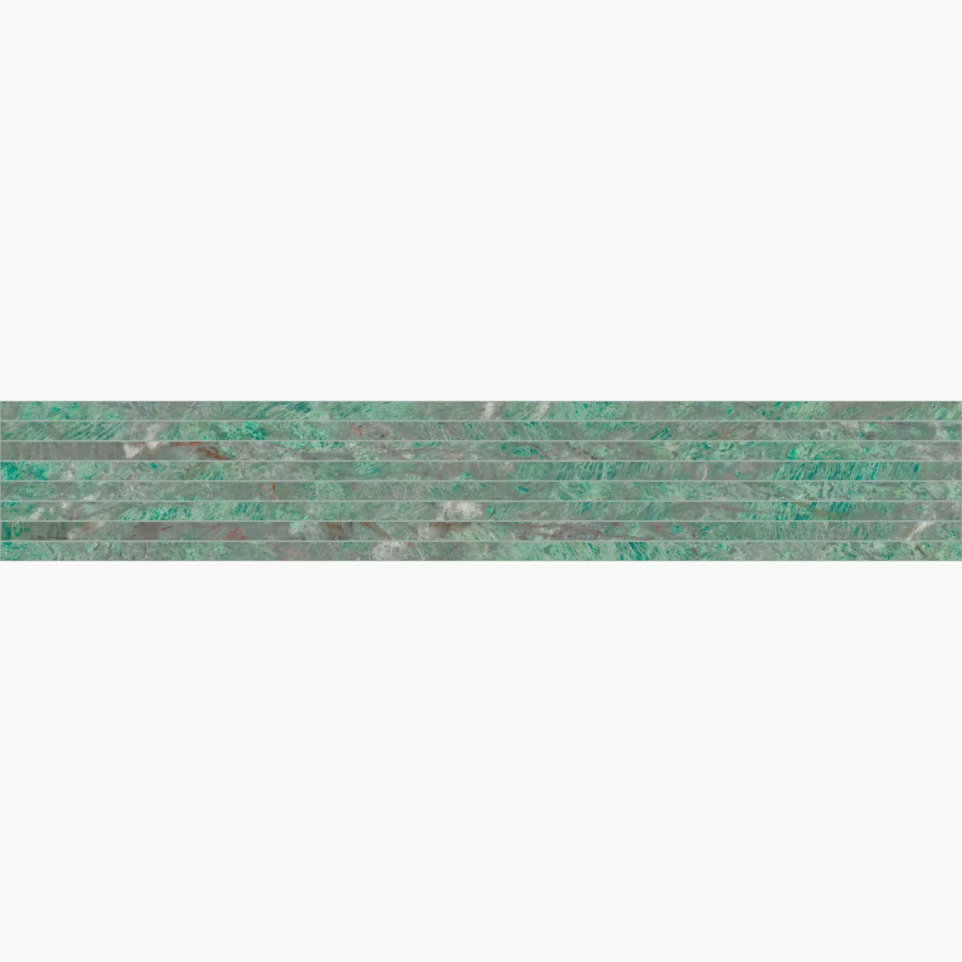 Impronta Marmi Di Impronta Ammazonite Verde Lappato Ammazonite Verde CH05LTL gelaeppt 20x120cm Bordüre Tratto 6mm