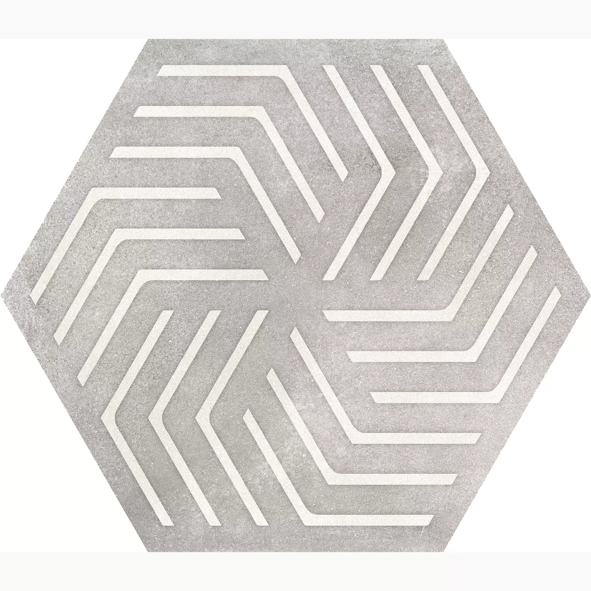 Elios Hexagon Grey Natural Decor Hexagon Japan 00ZESD8 22x25cm 9mm