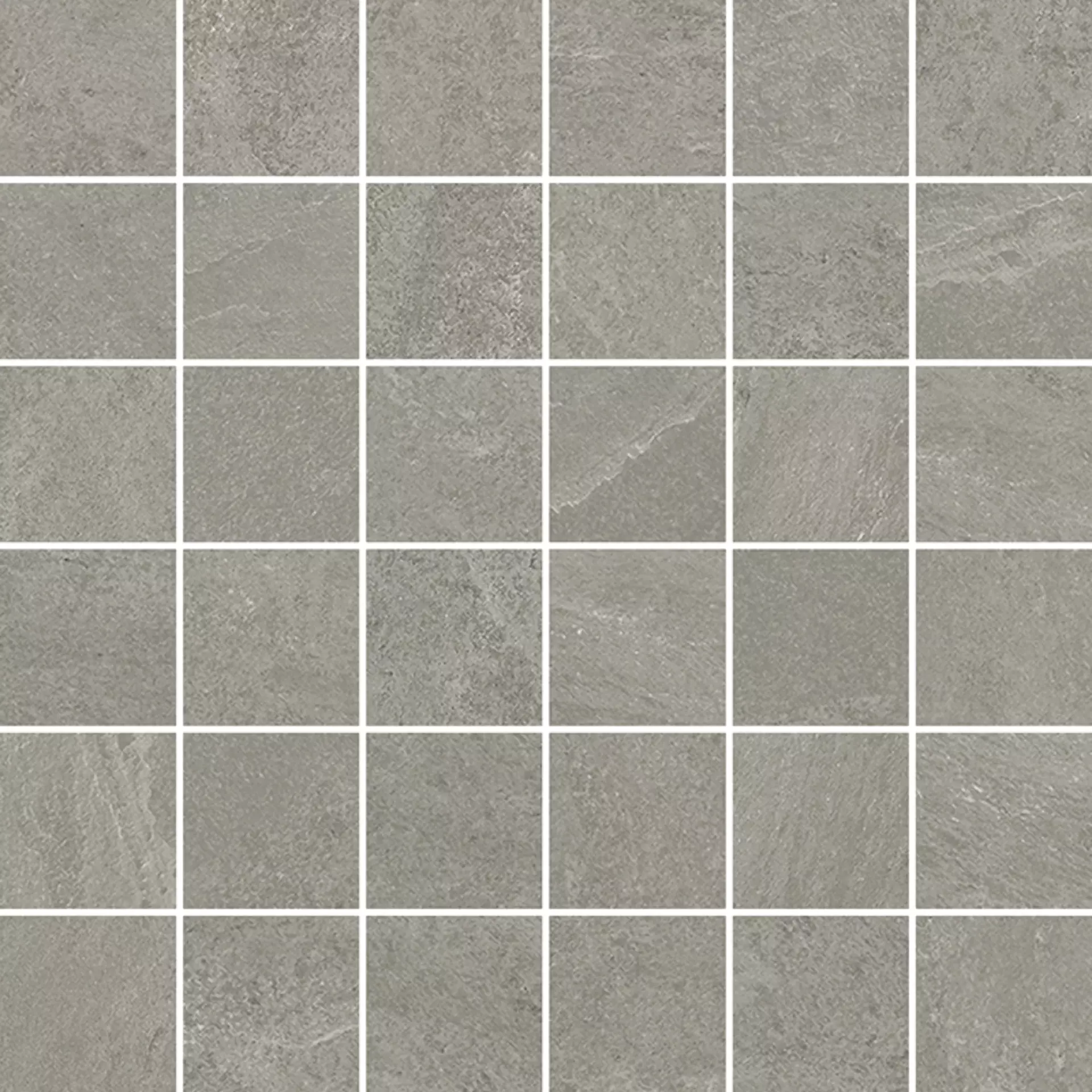 Novabell Norgestone Light Grey Naturale Mosaic 5x5 NST115N 30x30cm