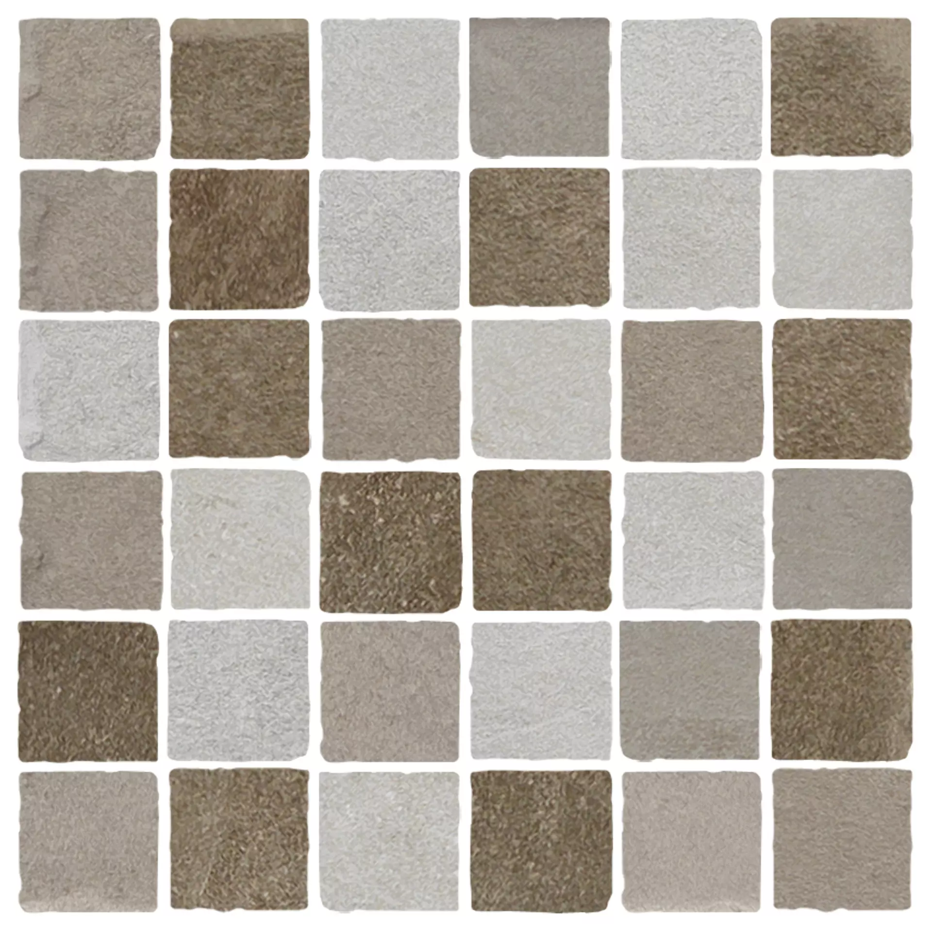 Settecento Proxi Colori Caldi Natural Mosaic (5x5) 13726 32x32cm 10mm