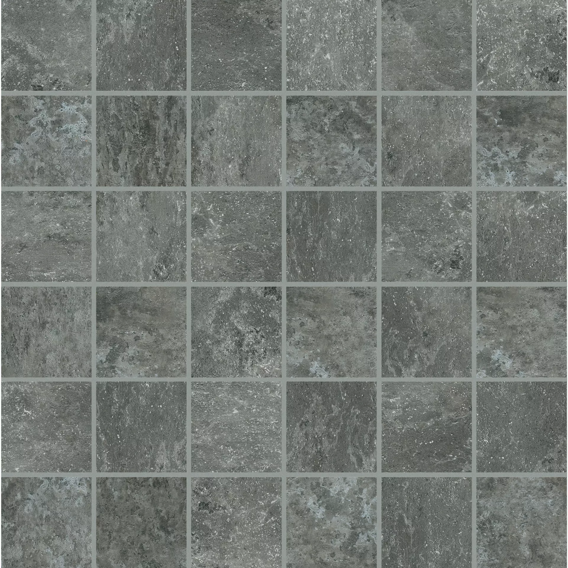 FLORIM Creative Design Pietre/3 Limestone Coal Matt – Naturale Mosaic 5x5 748393 30x30cm rectified 9mm