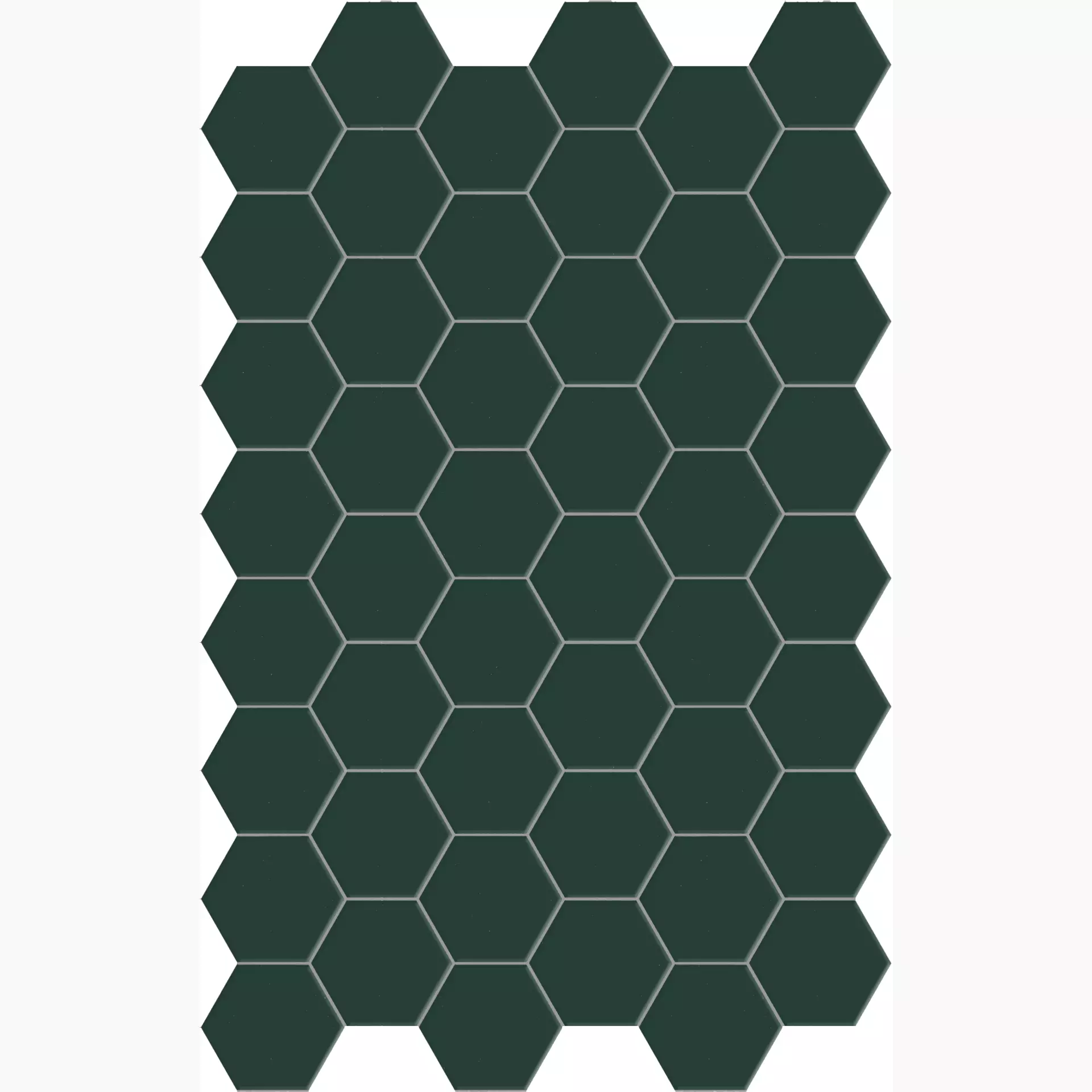 Terratinta Hexa Floor Green Echo Matt Green Echo TTHXF07N matt 14x16cm Hexagon 8,5mm