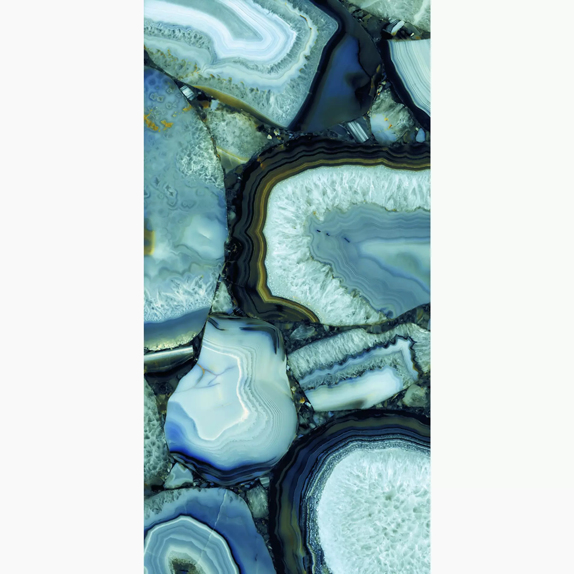 Level Level Marmi Agate Azure Lappato Agate Azure ELX7 gelaeppt 162x324cm Bookmatch B 12mm