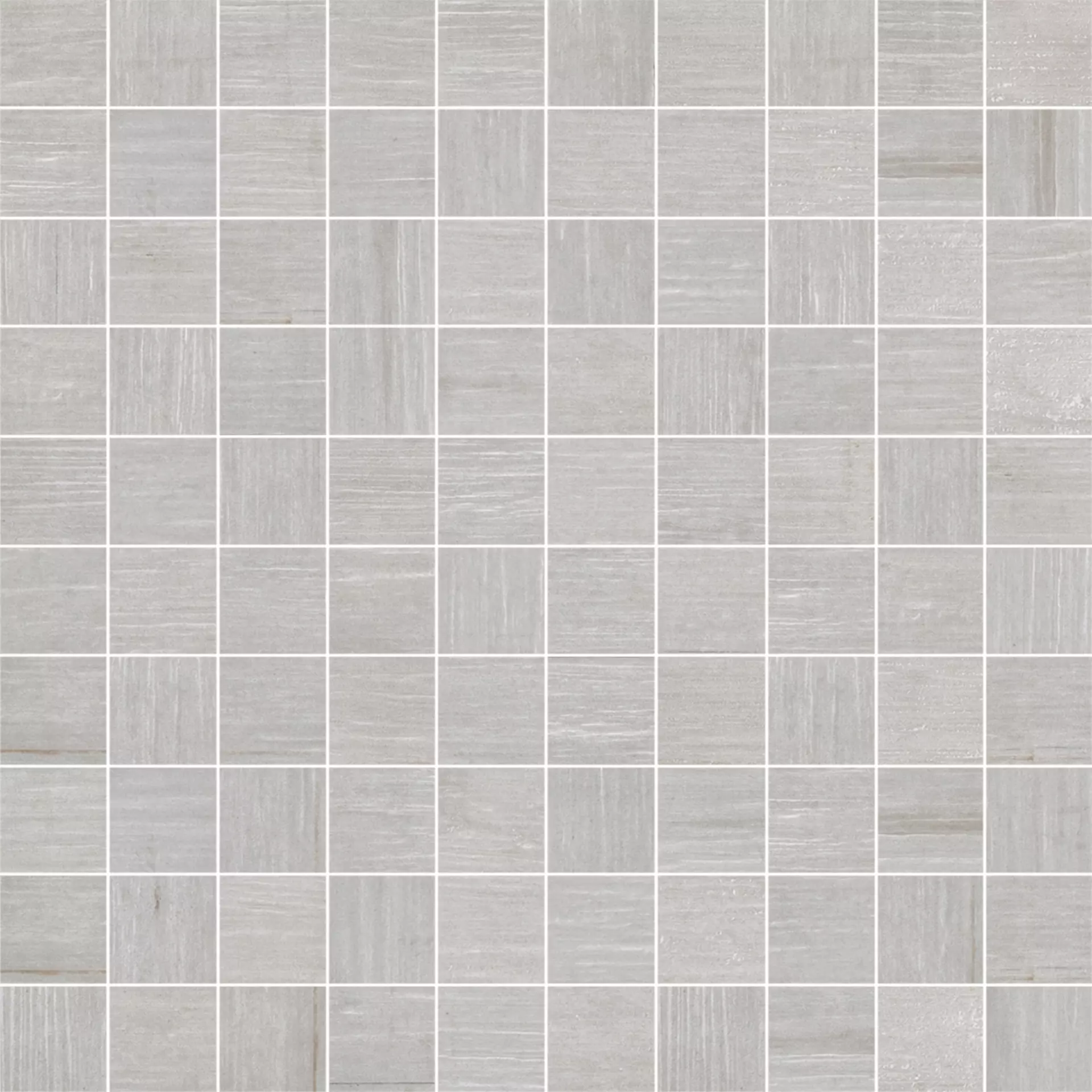 Settecento Bamboo White Natural Mosaic (3x3) 15332 30x30cm rectified 10mm