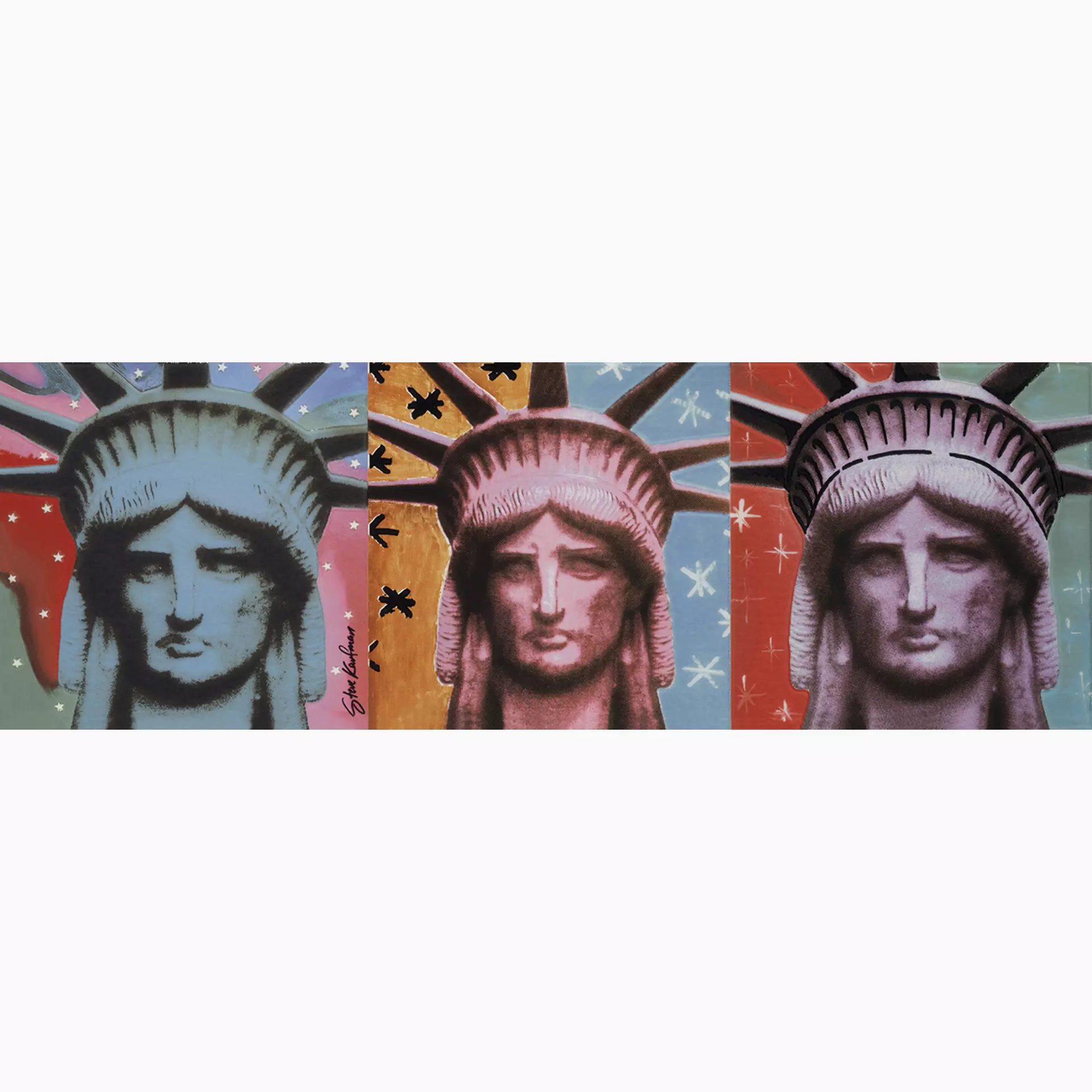 Settecento Kaufman Soggetto C Icons Lady Liberty 24184 31,9x96cm rektifiziert 10mm