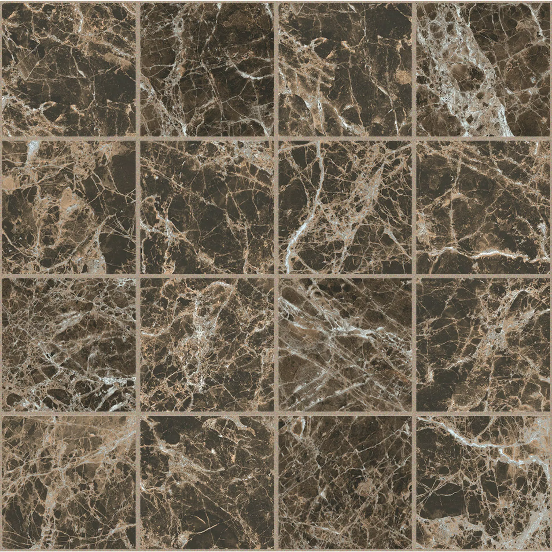 Florim Les Bijoux De Rex Marron Imperial Naturale – Matt Mosaic 7,5x7,5 767627 7,5x7,5cm rectified 6mm