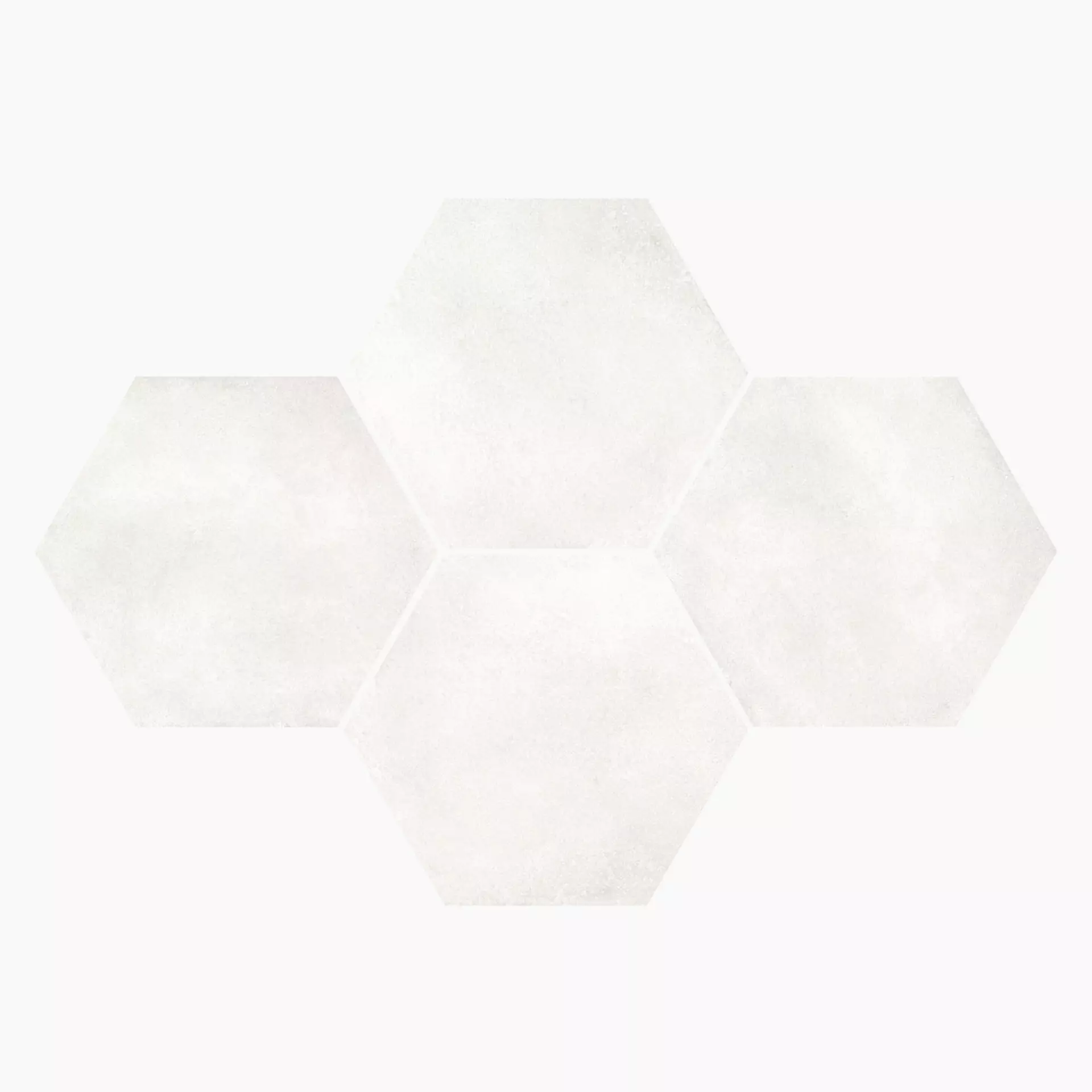 Elios Hexagon White Natural White 00ZES00 natur 22x25cm Hexagon 9mm