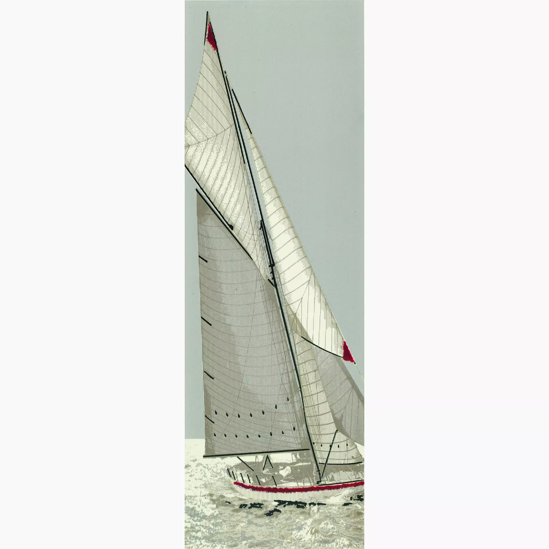 Settecento The Club Vela B Dekor Yacht Club 24157 31,9x96cm rektifiziert 10mm