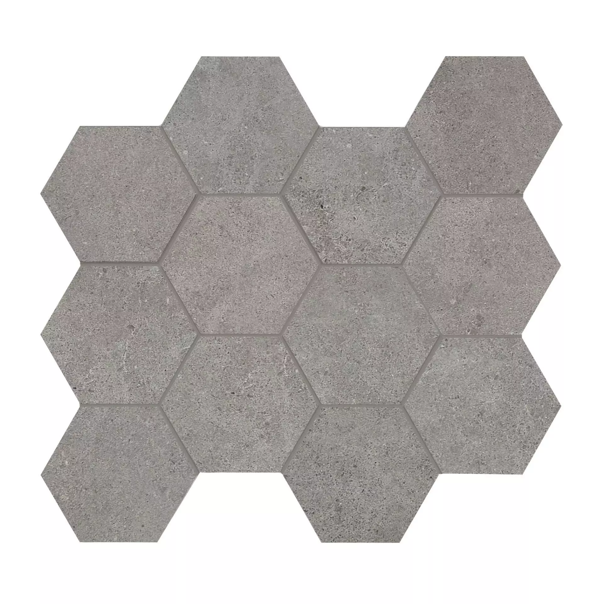 Arpa Limestone Dark Grey Matt Dark Grey A429340013 29,5x34cm Mosaik rektifiziert 9mm