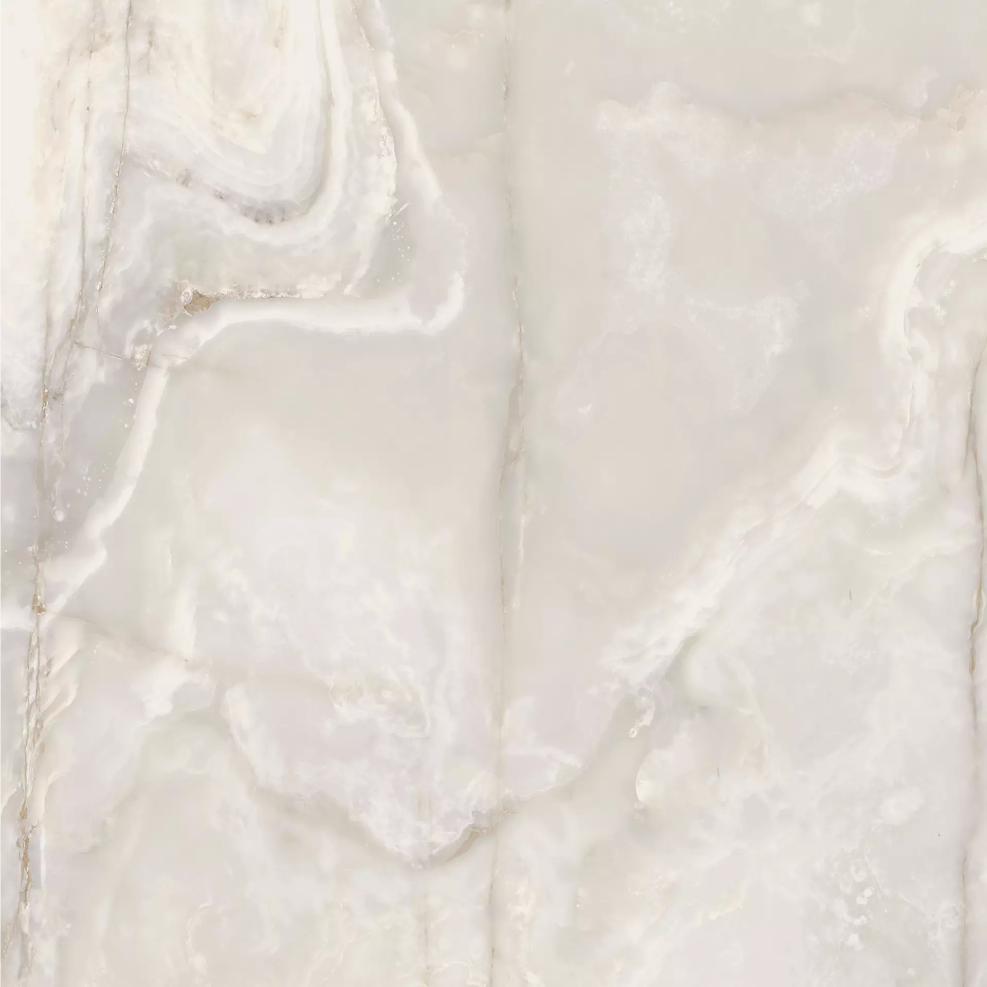 Florim Onyx & More White Onyx Glossy White Onyx 765480 glaenzend 60x60cm rektifiziert 9mm