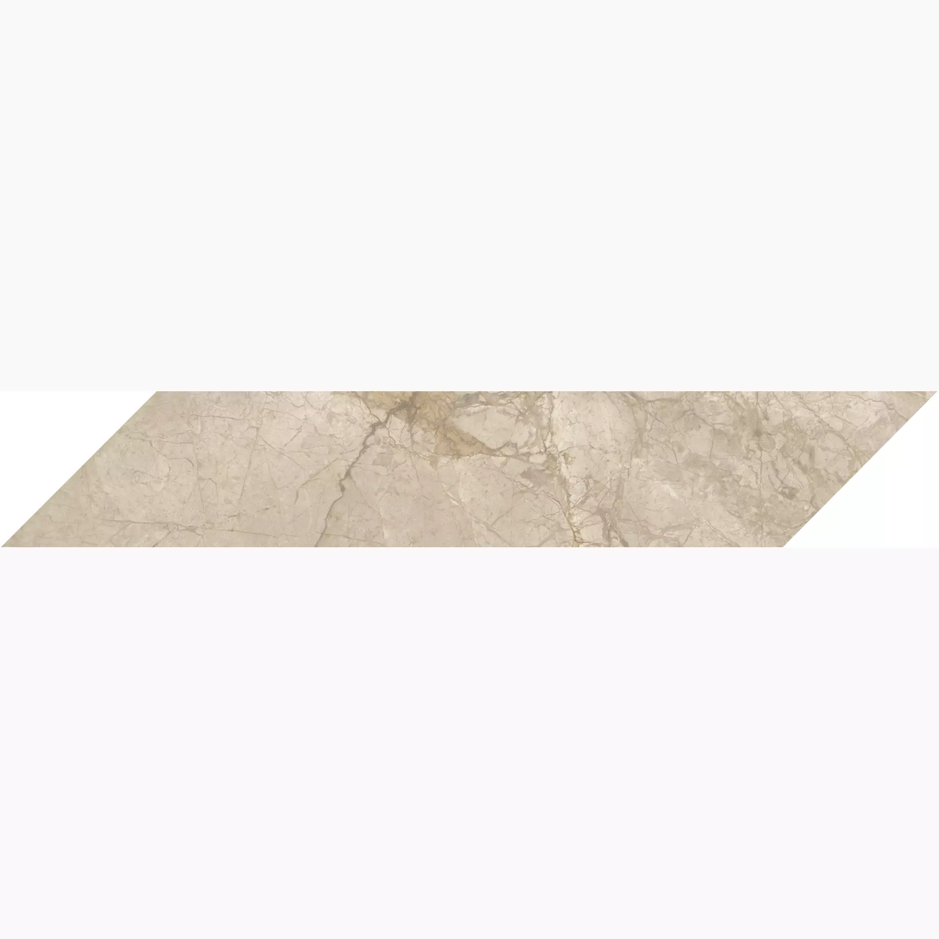 Keope Elements Lux Crema Beige Lappato Chevron Right 41325433 10x60cm rectified 9mm