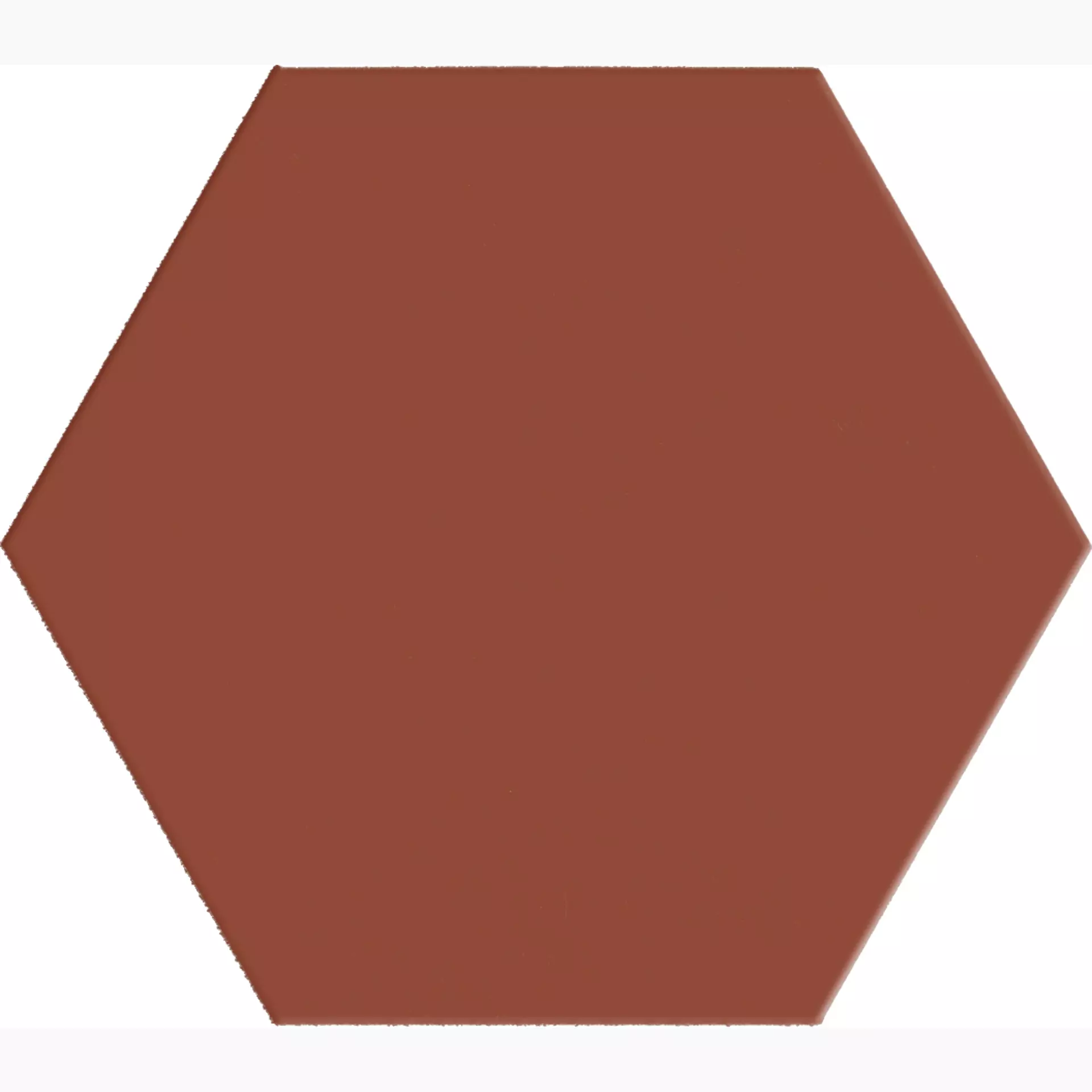 Terratinta Hexa Floor Rusty Red Matt Rusty Red TTHXF13N matt 14x16cm Hexagon 8,5mm