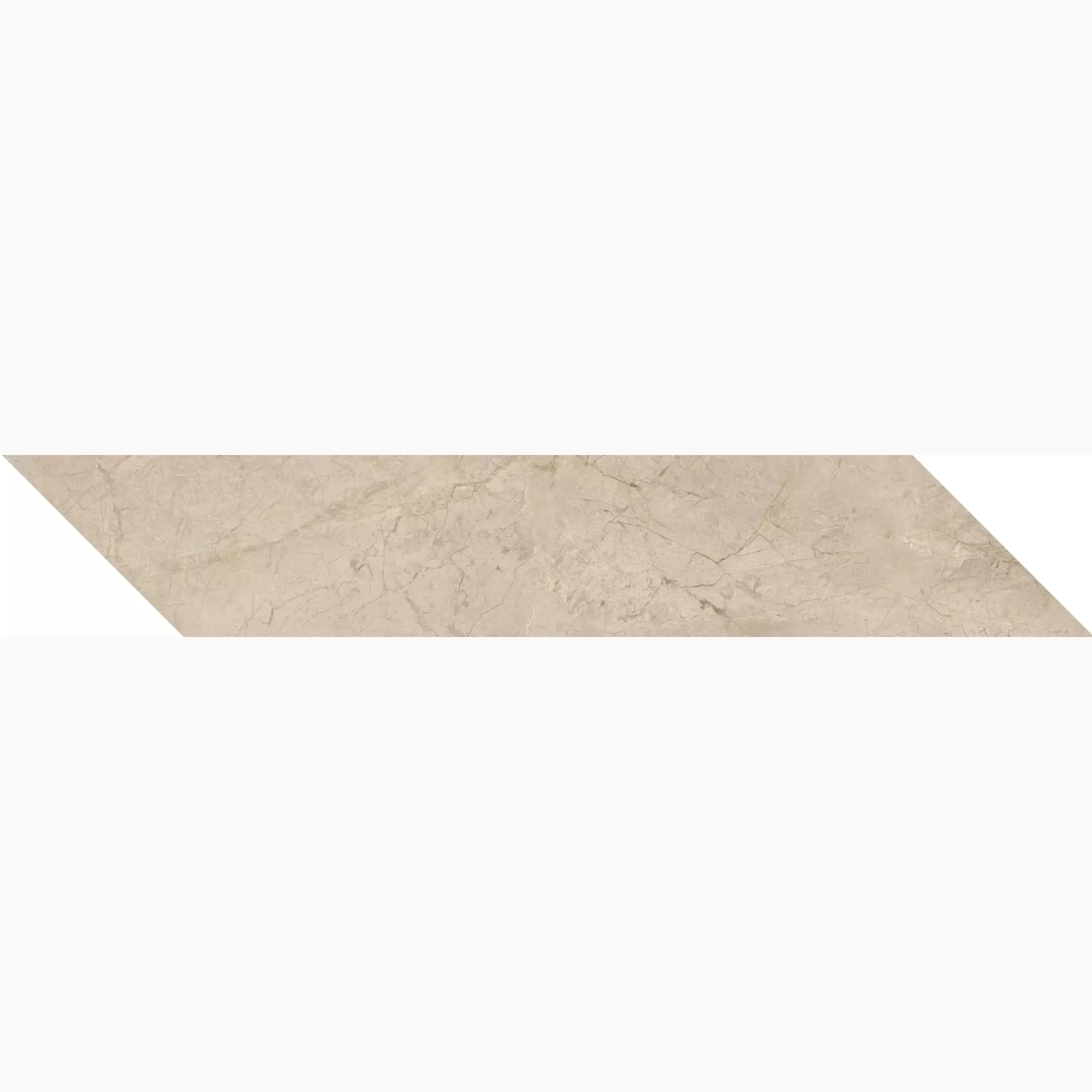 Keope Elements Lux Crema Beige Lappato Chevron Left 54334132 10x60cm rectified 9mm