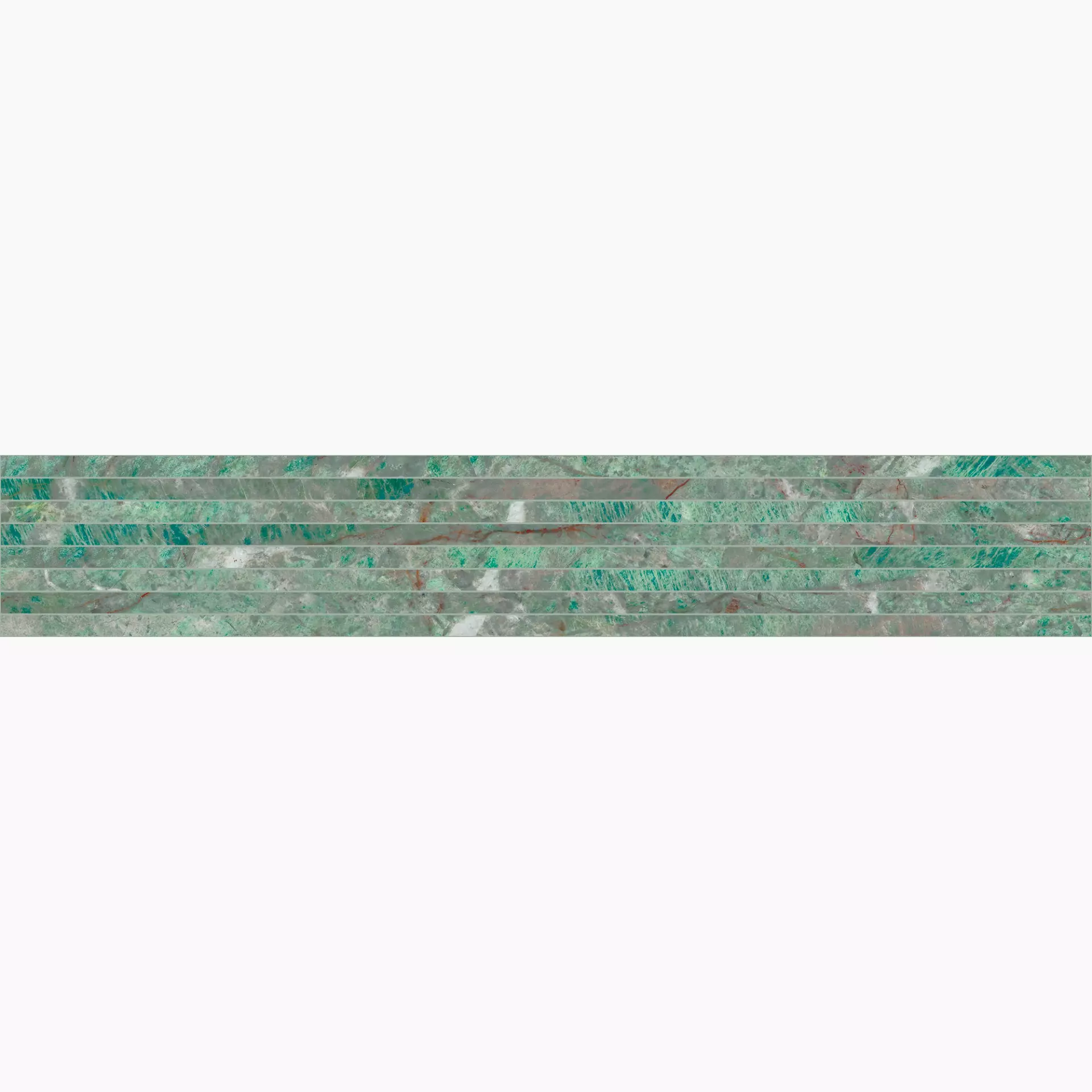 Impronta Marmi Di Impronta Ammazonite Verde Lappato Ammazonite Verde CH05LTL gelaeppt 20x120cm Bordüre Tratto 6mm