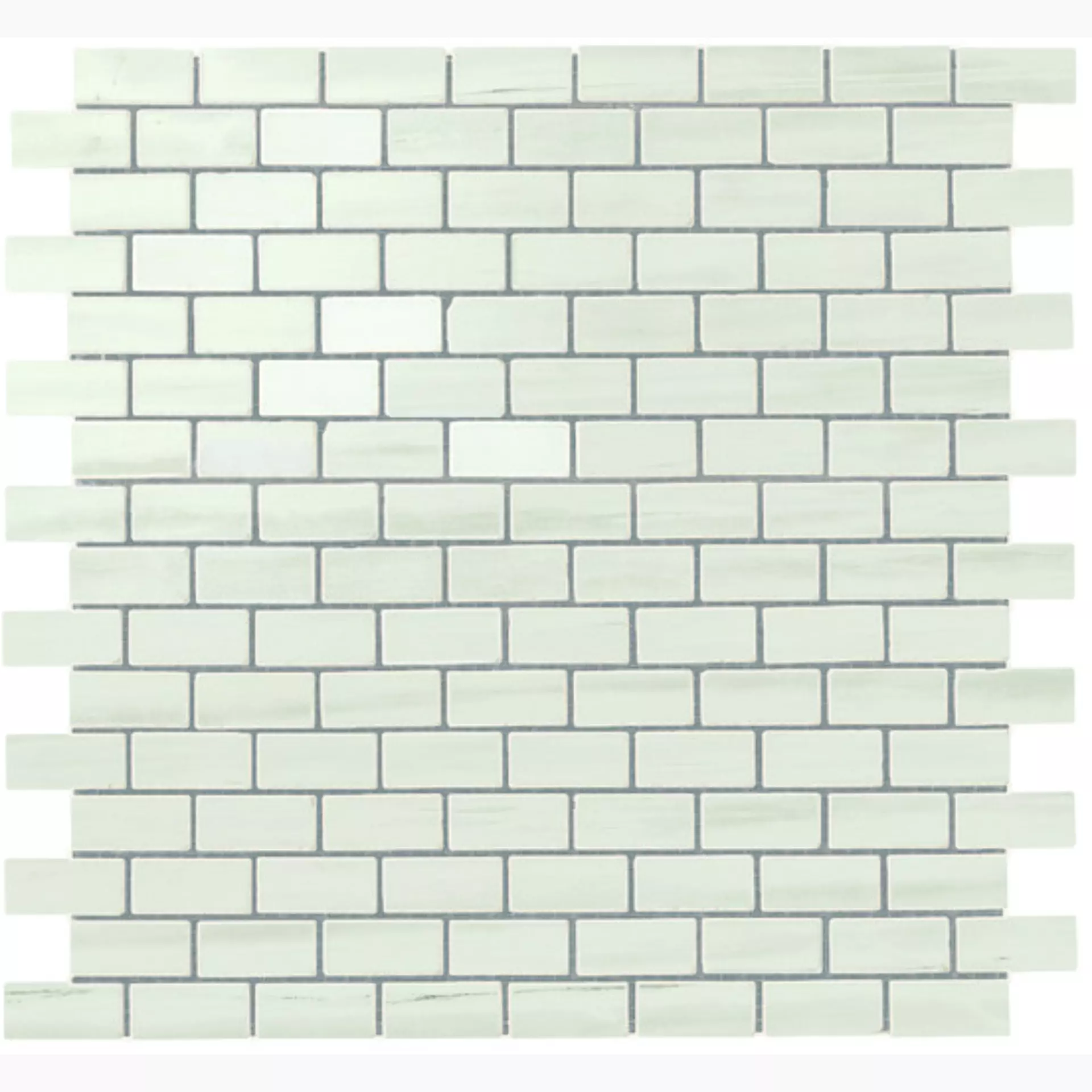 Atlasconcorde Marvel Stone Bianco Dolomite Lappato Mosaik Burattato AS31 29,8x29,8cm rektifiziert