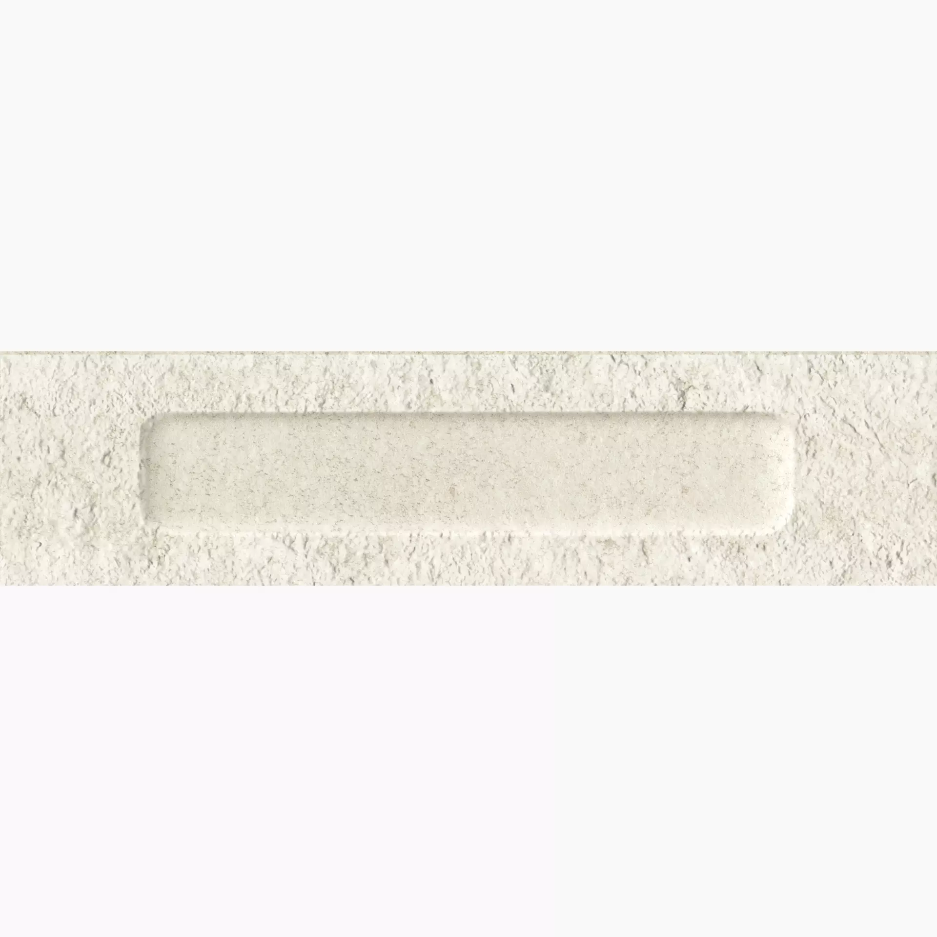 Marcacorona Fornace Formella Bianco Minerale Bianco J419 matt natur 6x24cm 8,5mm