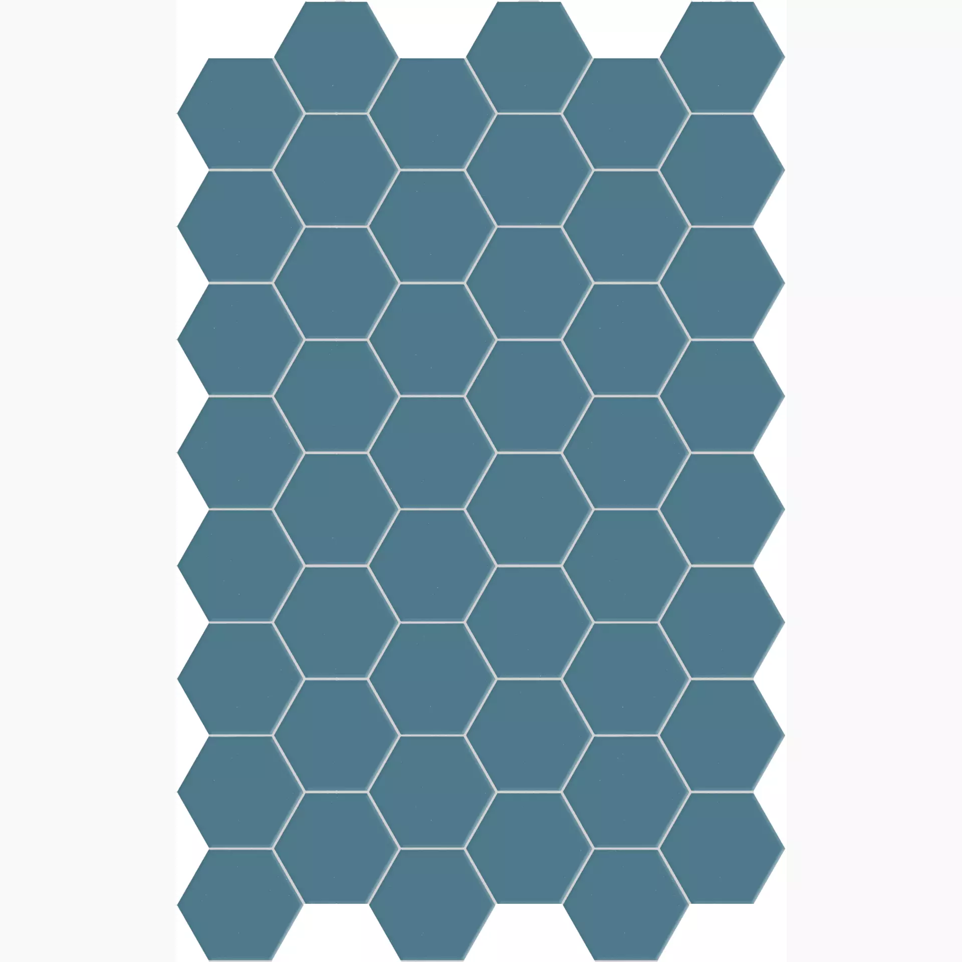 Terratinta Hexa Floor Cadet Blue Matt Hexagon TTHXF20N 14x16cm 8,5mm