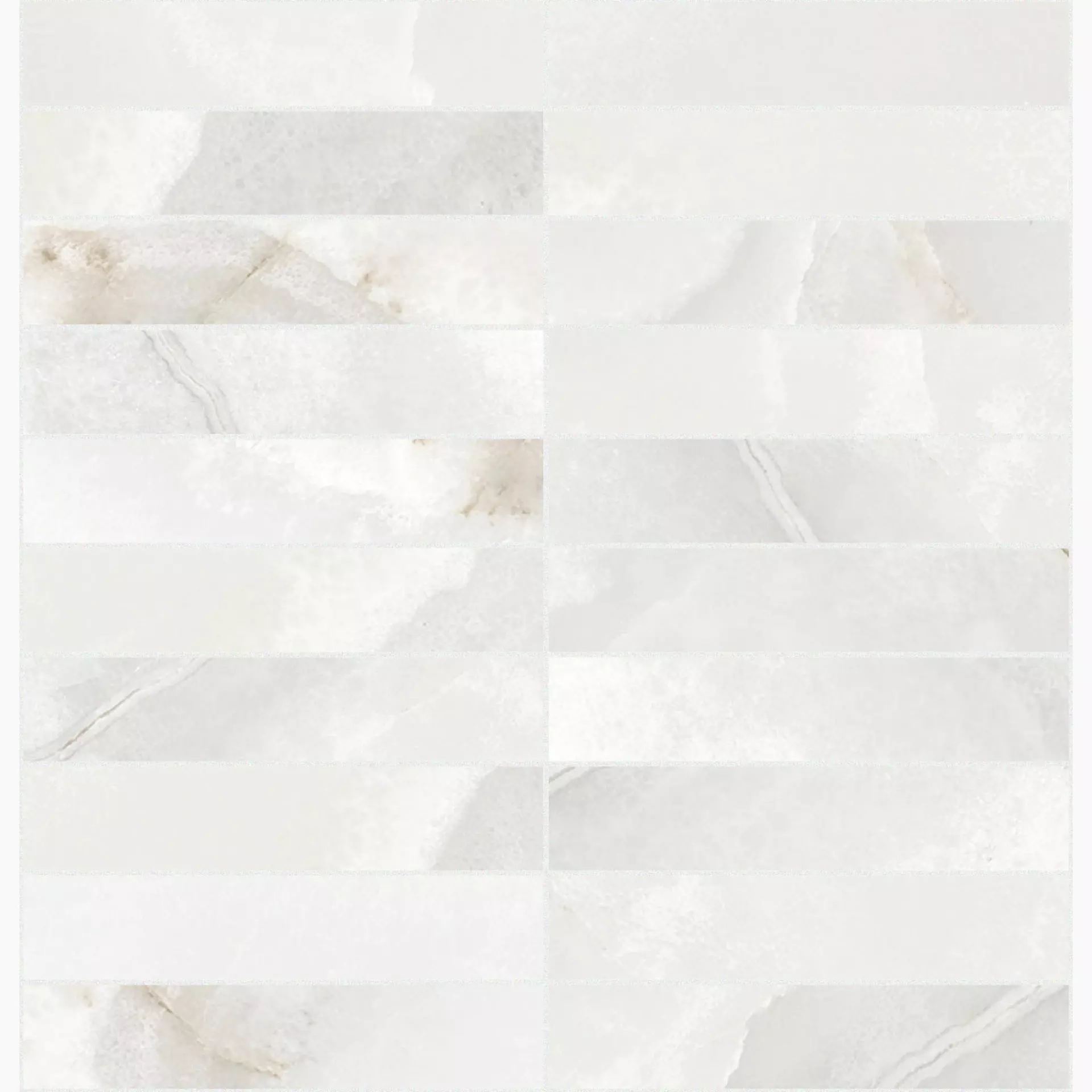 Florim Reves De Rex Reve Perle Glossy Reve Perle 770257 glaenzend 30x30cm Mosaik 3x15 rektifiziert 9mm